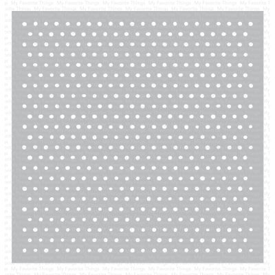 Tiny Wonky Dots stencil by MFT Stamps for cardmaking and paper crafts.  UK Stockist, Seven Hills Crafts