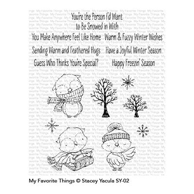 Warm & Feathered Hugs Stamp