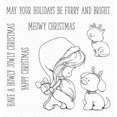 MFT Furry and Bright Stamp