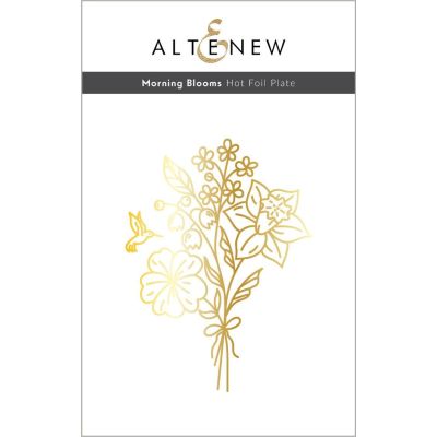 ALT Morning Blooms Hot Foil Plate