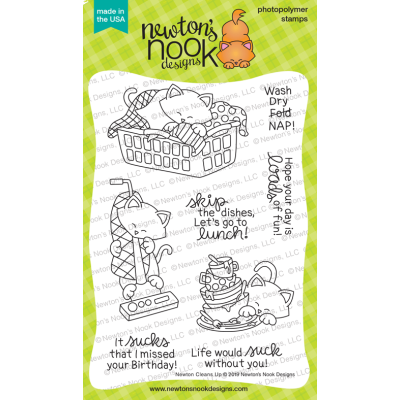 Newton Cleans Up Stamp