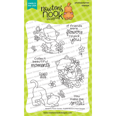 Newton's Flower Garden Stamp
