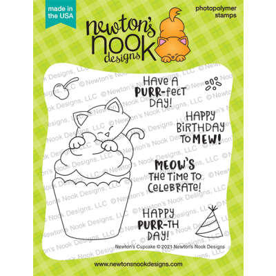 Newton's Cupcake Stamp