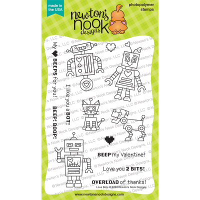 NN Love Bots Stamp