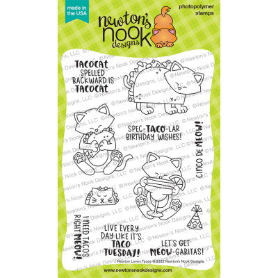 NN Newton Love Tacos Stamp