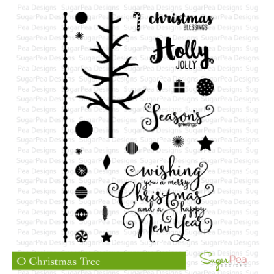 SPD O Christmas Tree Stamp