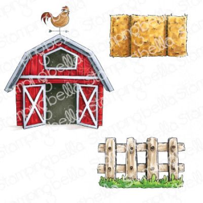 Oddball Barn, Hay and Fence