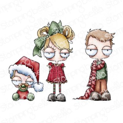 Oddball Christmas Kids Stamp