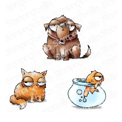 Oddball Family Pets Stamp
