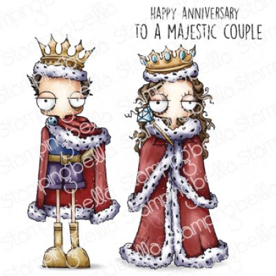 Oddball Queen and King Stamp