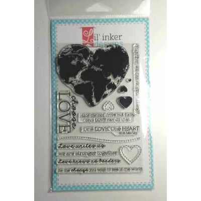 Lil Inker Designs One Love Stamp