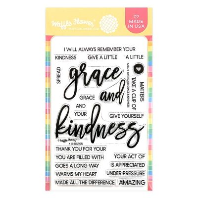 Oversized Grace and Kindness Word Stamp