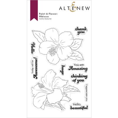 ALT Paint-A-Flower Hibiscus Stamp