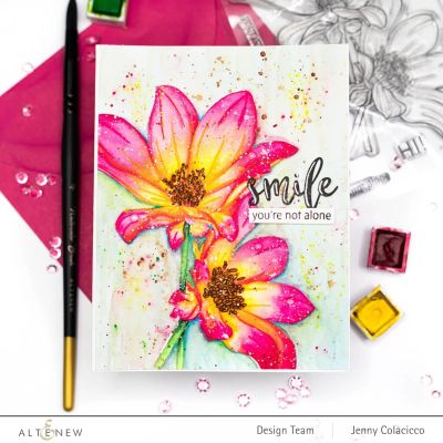 Altenew Clear Stamps Paint-A-Flower: Rose