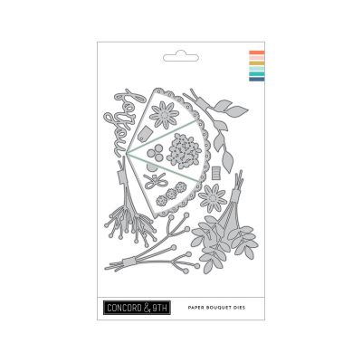 Paper Bouquet Die Set, by Concord & 9th, UK Stockist, Seven Hills Crafts 5 star rated for customer service, speed of delivery and value