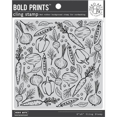 HA Veggie Medley Bold Prints Stamp