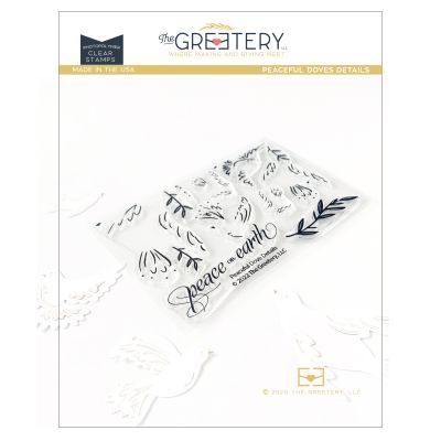 Greetery Peaceful Doves Details Stamp