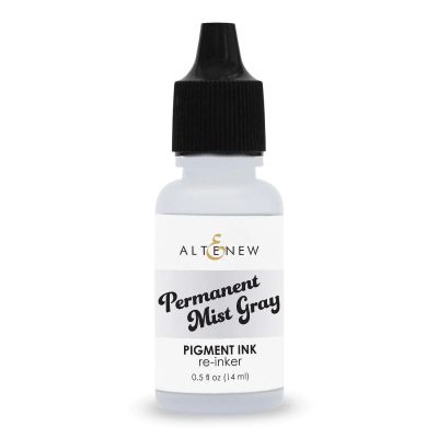 Permanent Mist Grey Pigment Re-inker by AlteNew, Seven Hills Crafts 5 star rated for customer service, speed of delivery and value