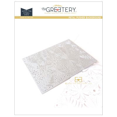 Petal Pusher Background Die by The Greetery, Urban Jungle Collection, June 2023, UK Exclusive Stockist, Seven Hills Crafts 5 star rated for customer service, speed of delivery and value