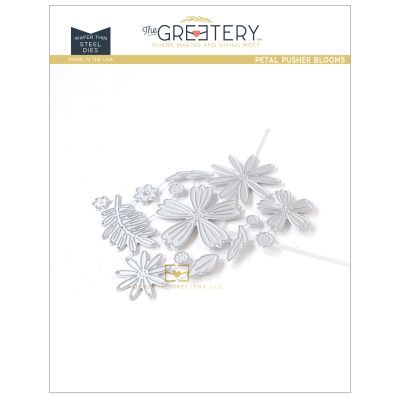 Petal Pusher Blooms Die by The Greetery, Urban Jungle Collection, June 2023, UK Exclusive Stockist, Seven Hills Crafts 5 star rated for customer service, speed of delivery and value