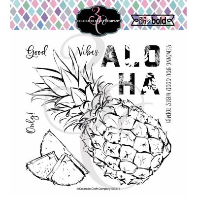 Big & Bold Aloha Pineapple Stamp