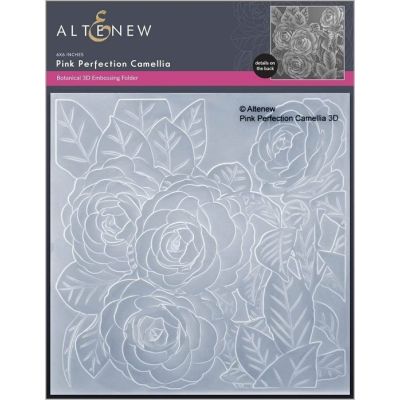 Pink Perfection Camelia 3D Embossing Folder