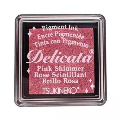 Delicata Pigment Ink Cube - Pink Shimmer