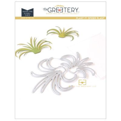 Plant It: Spider Plant Die The Greetery, Urban Jungle Collection, June 2023, UK Exclusive Stockist, Seven Hills Crafts 5 star rated for customer service, speed of delivery and value
