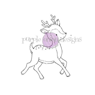 Prancer (reindeer walking/flying) Stamp