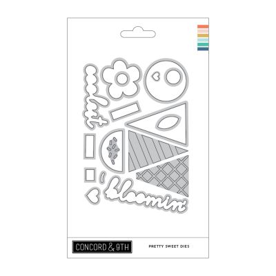 Concord and 9th Pretty Sweet die set for cardmaking and paper crafts.  UK Stockist, Seven Hills Crafts