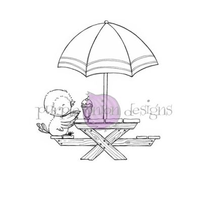 Purple Onion Designs Cabin Background Stamp designed by Stacey Yakula, Exclusive to Seven HIlls Crafts in the UK