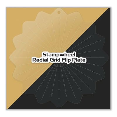 Altenew Stampwheel Radial Grid Flip Plate for cardmaking and paper crafts.  UK Stockist, Seven Hills Crafts