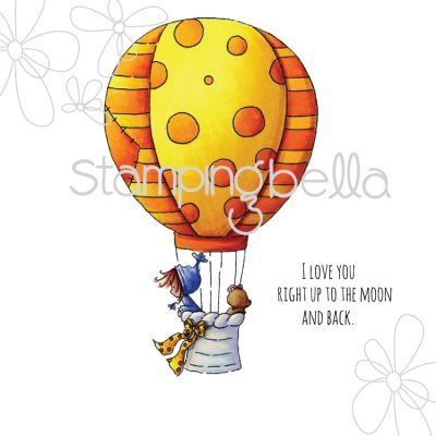Ramona and Teddy in a Balloon