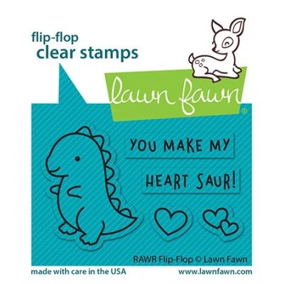 RAWR Flip-Flop Stamp