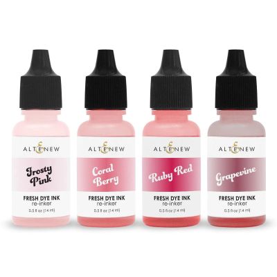 Altenew Red CosmosFresh Dye Ink Sets for cardmaking and paper crafts.  UK Stockist, Seven Hills Crafts
