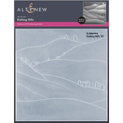 AlteNew Rolling Hills 3D Embossing Folder.
World Wide Shipping   5 star Trustpilot rating for customer service and value