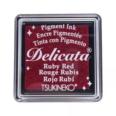 Delicata Pigment Ink Cube - Ruby Red