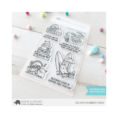 Mama Elephant Deliver Summer Vibes Stamp