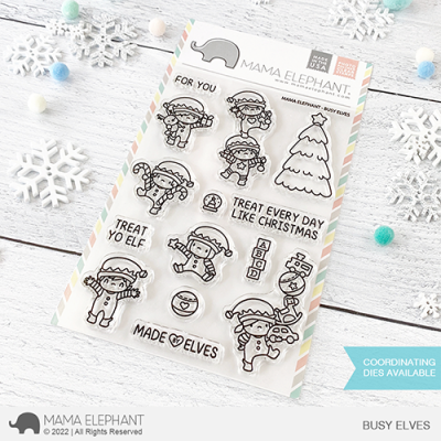 ME Busy Elves Stamp