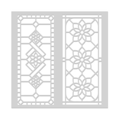Stained Glass Window Stencil