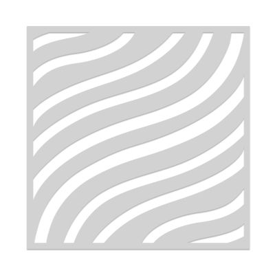 Flowy Stripes Stencil