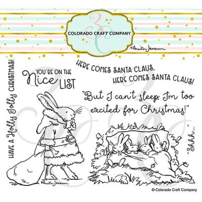 Santa Bunny Stamp