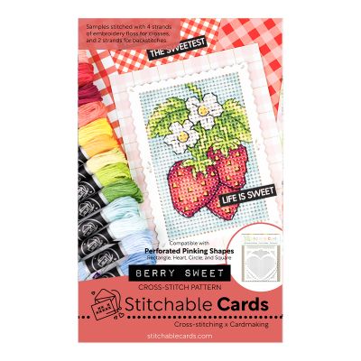 berry Sweet Gingham paper pad by Waffle Flower Crafts, UK Stockist, Seven Hills Crafts 5 star rated for customer service, speed of delivery and value