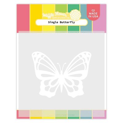 Single Butterfly Stencil