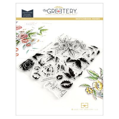 Sketchbook Roses Stamp