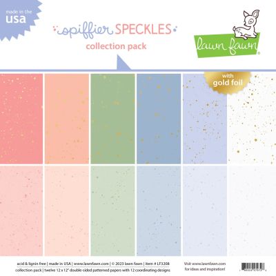 LF Spiffier Speckles - 12 x 12 collection pack (Foiled)