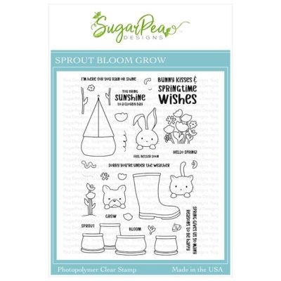 Sprout Bloom Grow Stamp