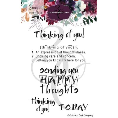 Savvy Sentiments:  Thinking of You Stamp