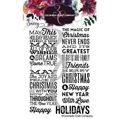 Savvy Sentiments:  Quick Holiday Quick Cards Small Stamp