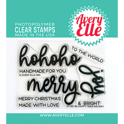 Happy Tags Holiday Stamp